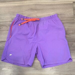 Fabletic’s Men's The One Short with Orange Liner 7 inch